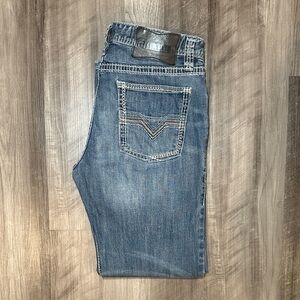 Rock & Roll Denim Revolver Slim Straight Leg Jeans - 31x30